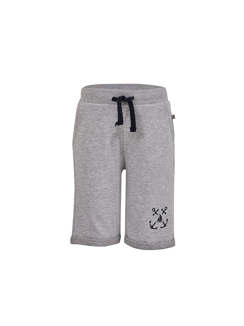 With Pockets Grau Shorts