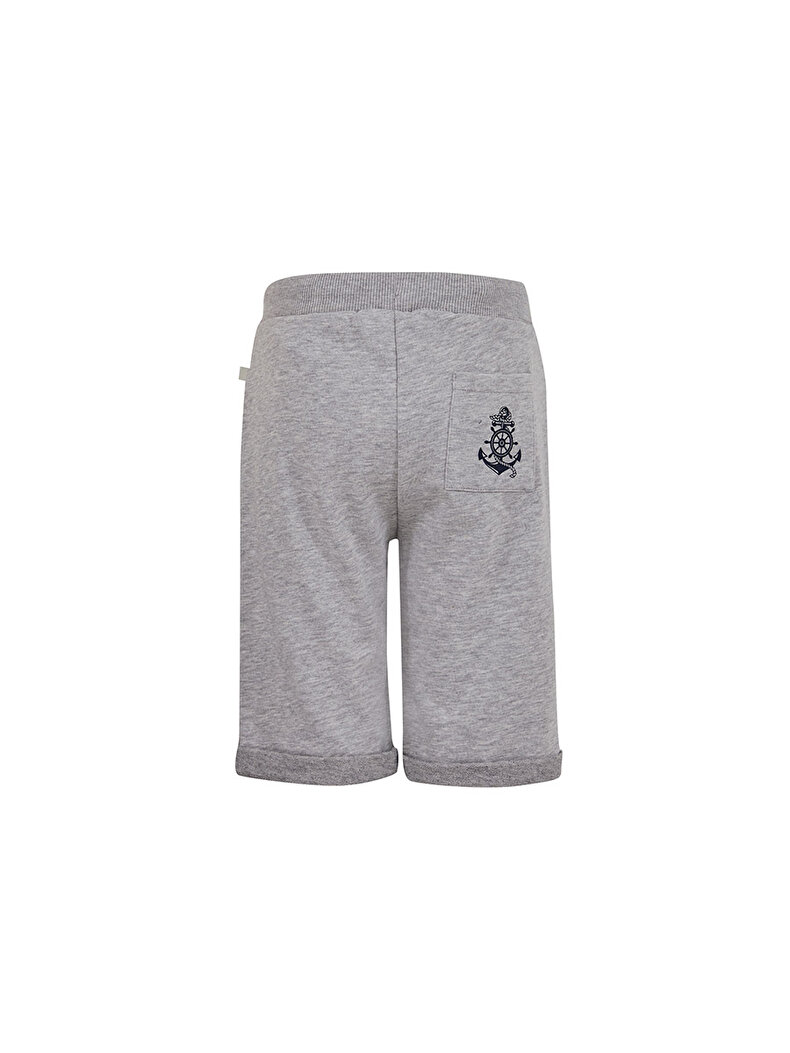 With Pockets Grau Shorts