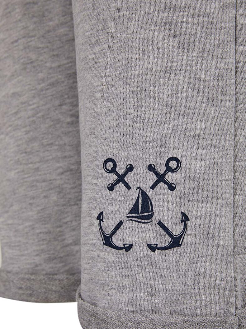 With Pockets Grau Shorts