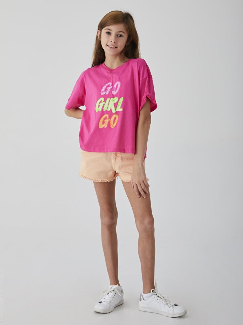 Short Sleeve Pink T-shirt