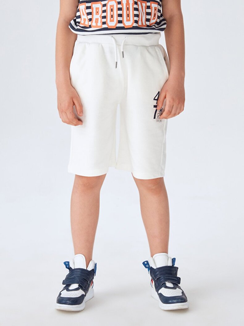 With Pockets White Shorts