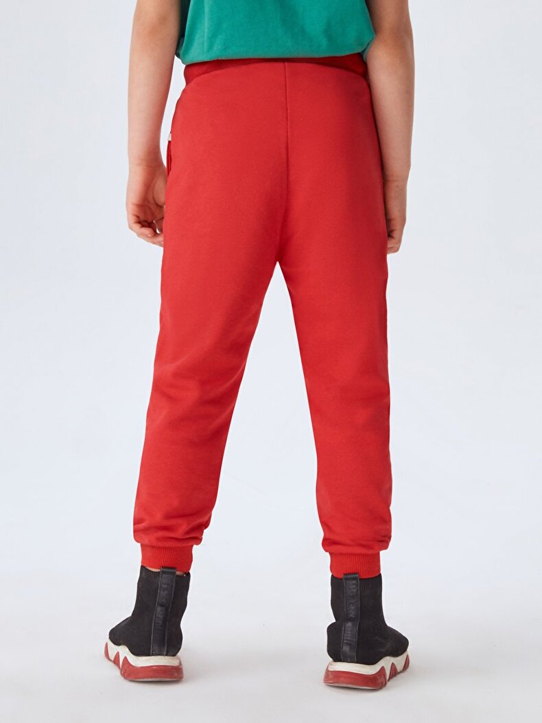 With Pockets Skinny Red Tracksuit