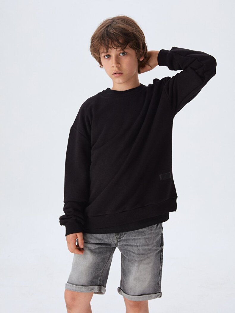 Schwarz Sweatshirt