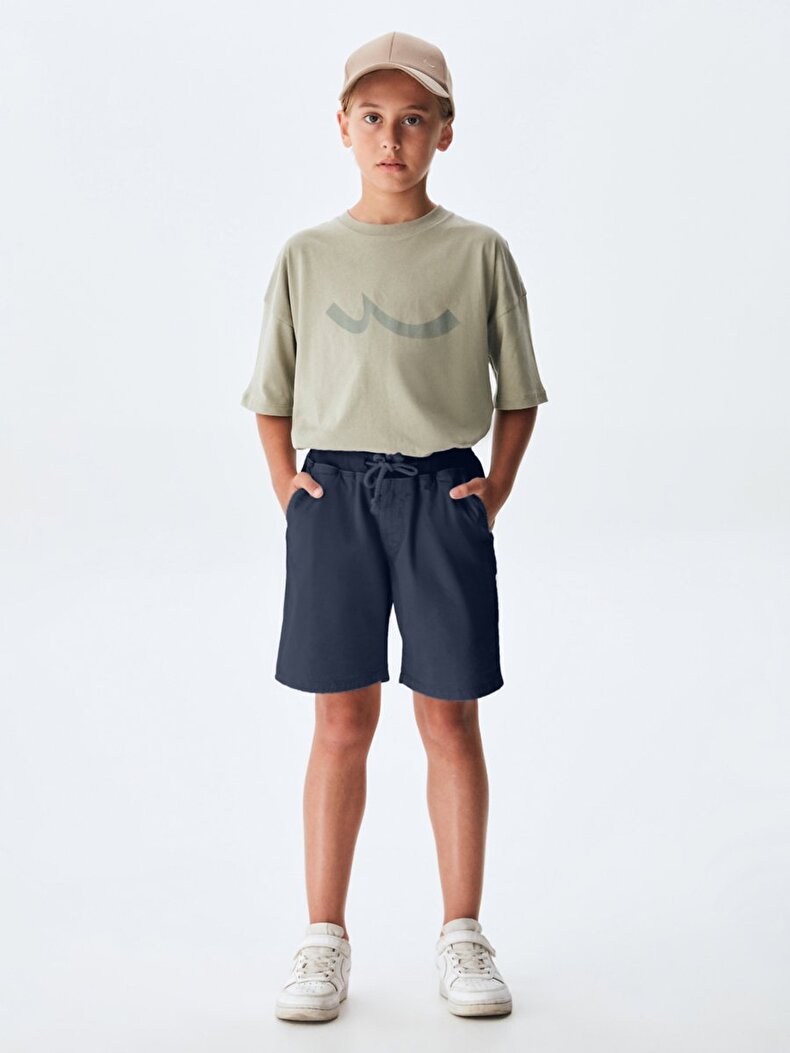 Dunkelblau Shorts