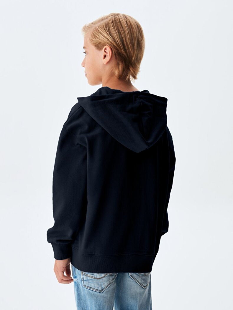Dunkelblau Sweatshirt