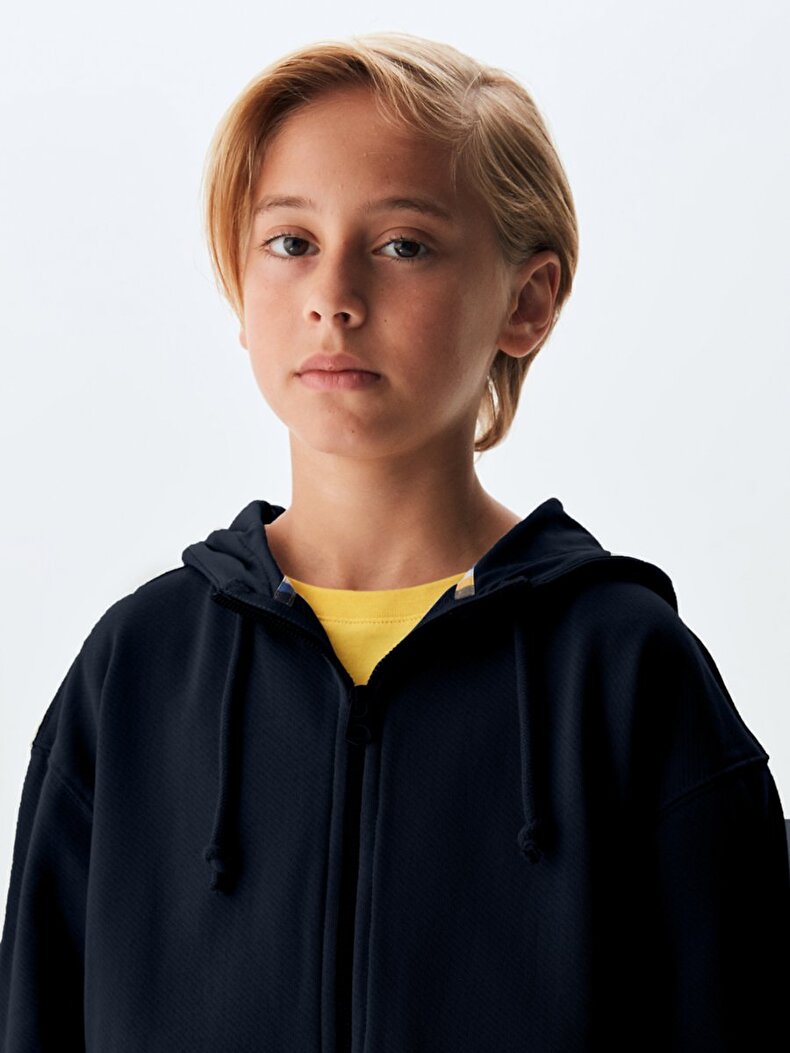 Dunkelblau Sweatshirt