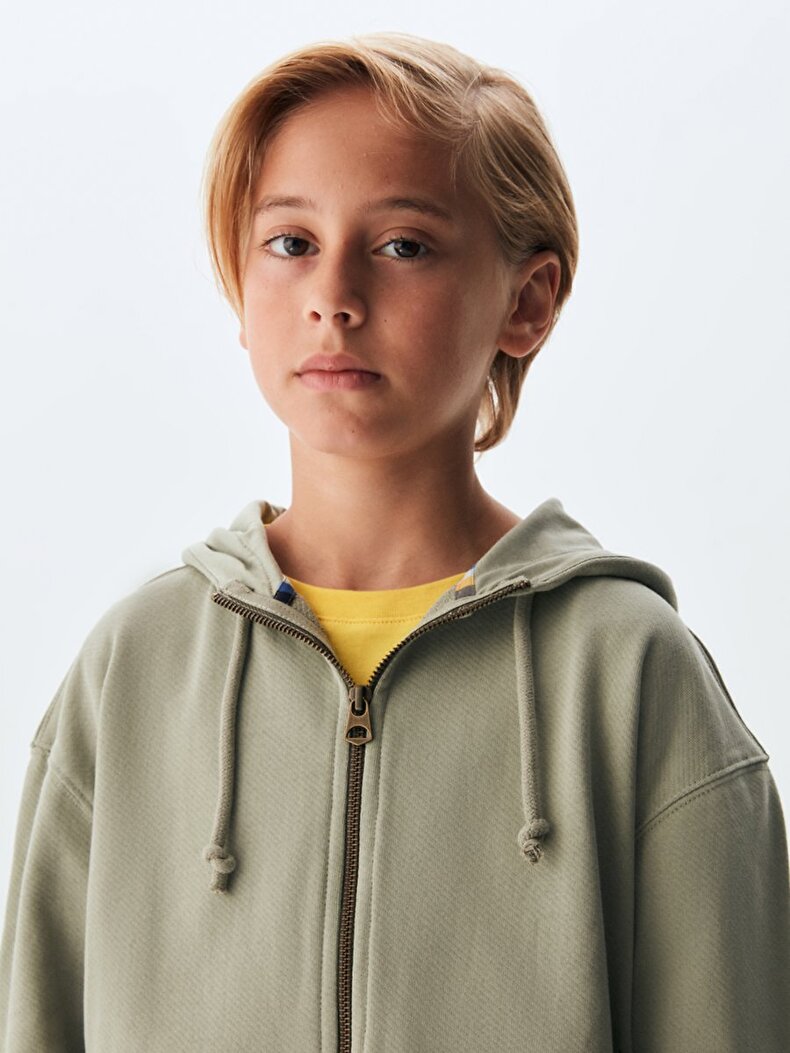 Dunkelgrau Sweatshirt